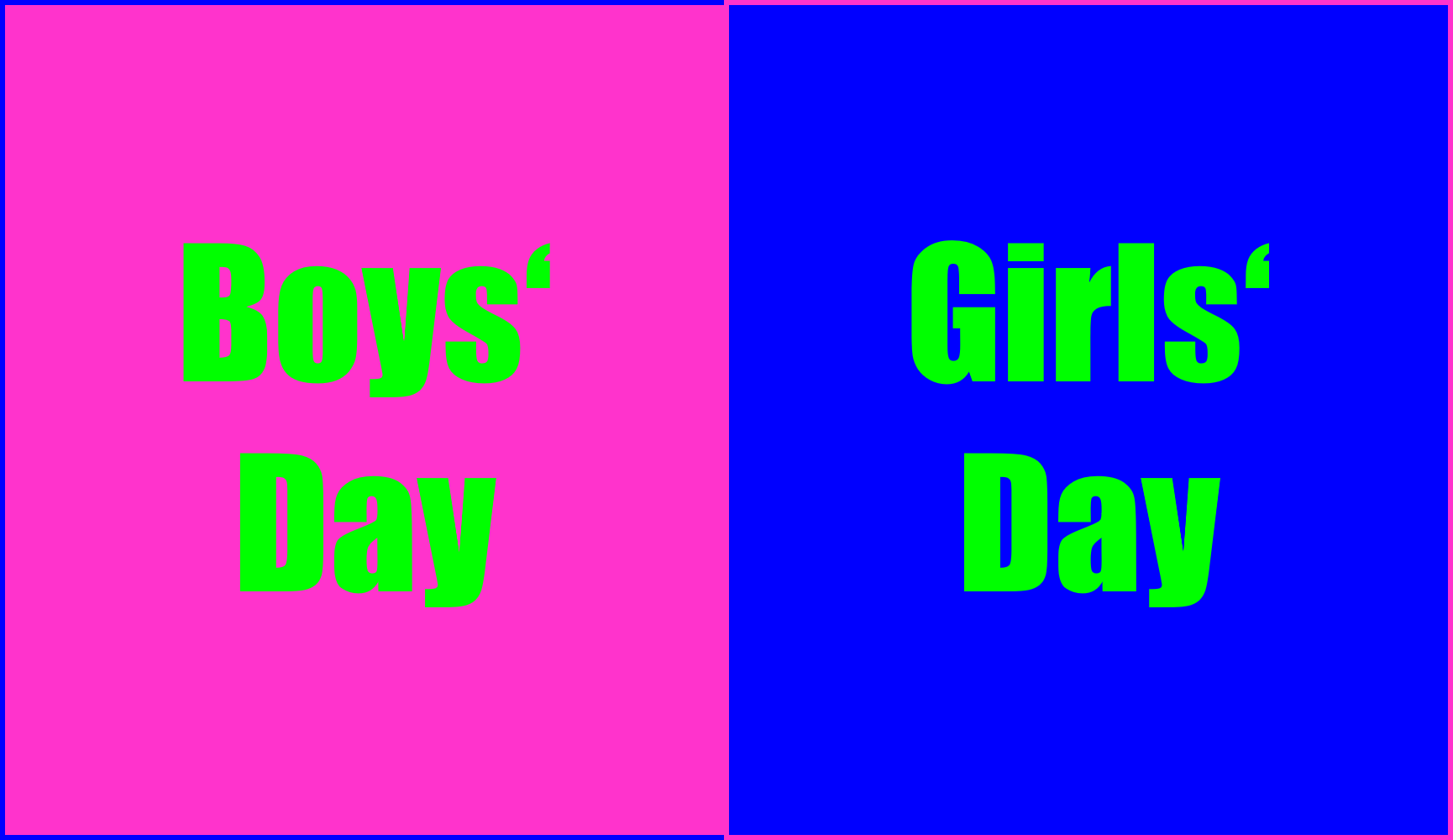 Girls & Boys‘ Day